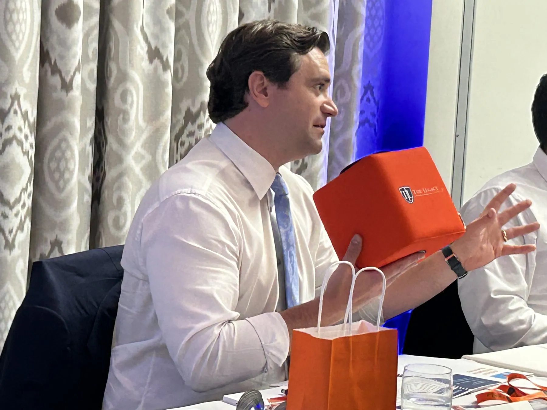 Attorney leading a client strategy session